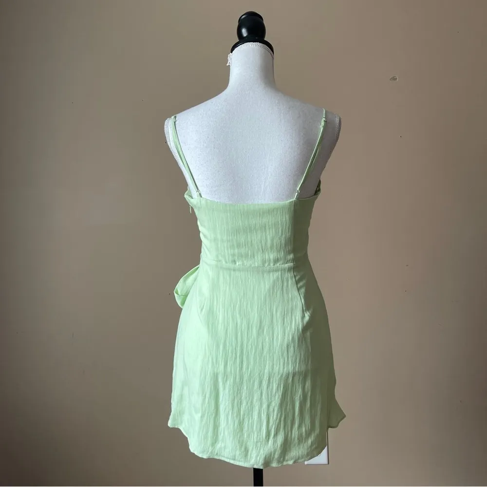COTTON CANDY LA | Lime Green Mini Dress Dress Sz M - Image 5