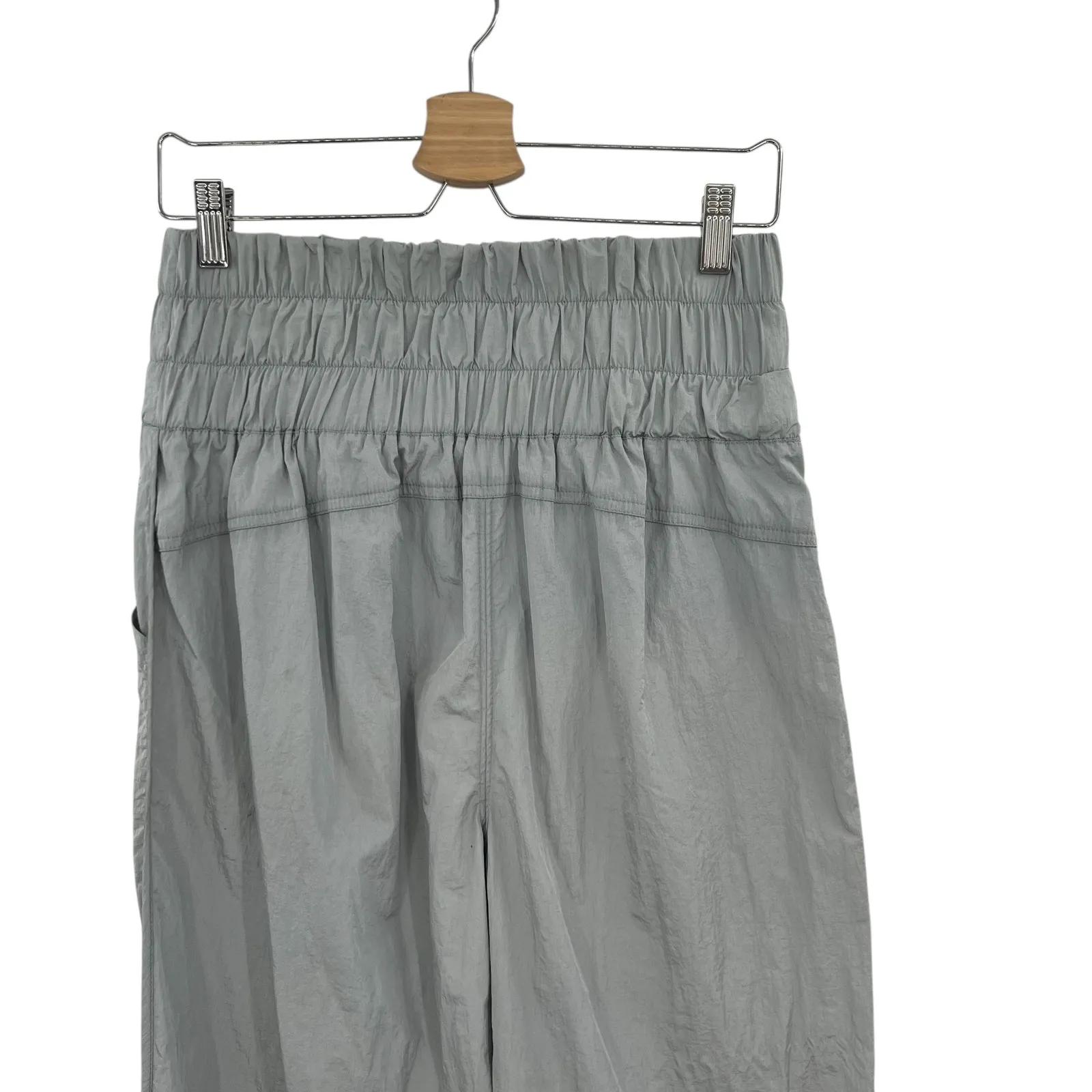 Free People Movement‎ Way Home Joggers Pants Nylon Windbreaker Gray Size Small - Image 8