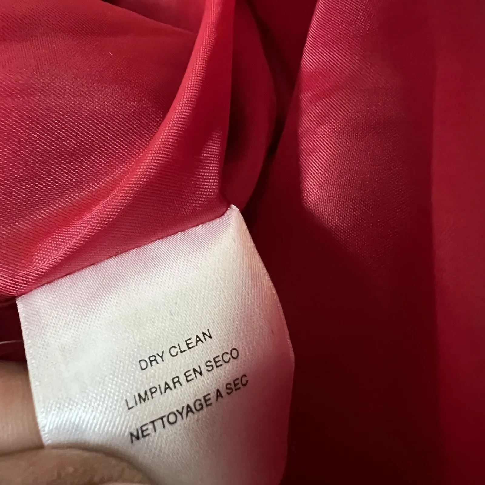 Alfani Retro Style Women’s Cocktail Party Dress Size 10 Shimmer Red Tie Waist - Image 11