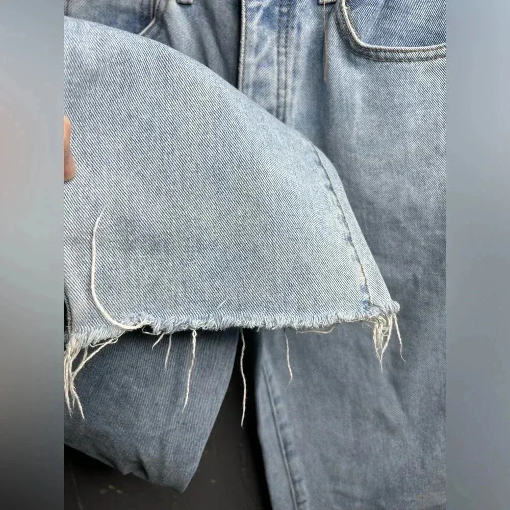 John Galt Light Wash Denim Jeans Blue Size undefined - Image 4