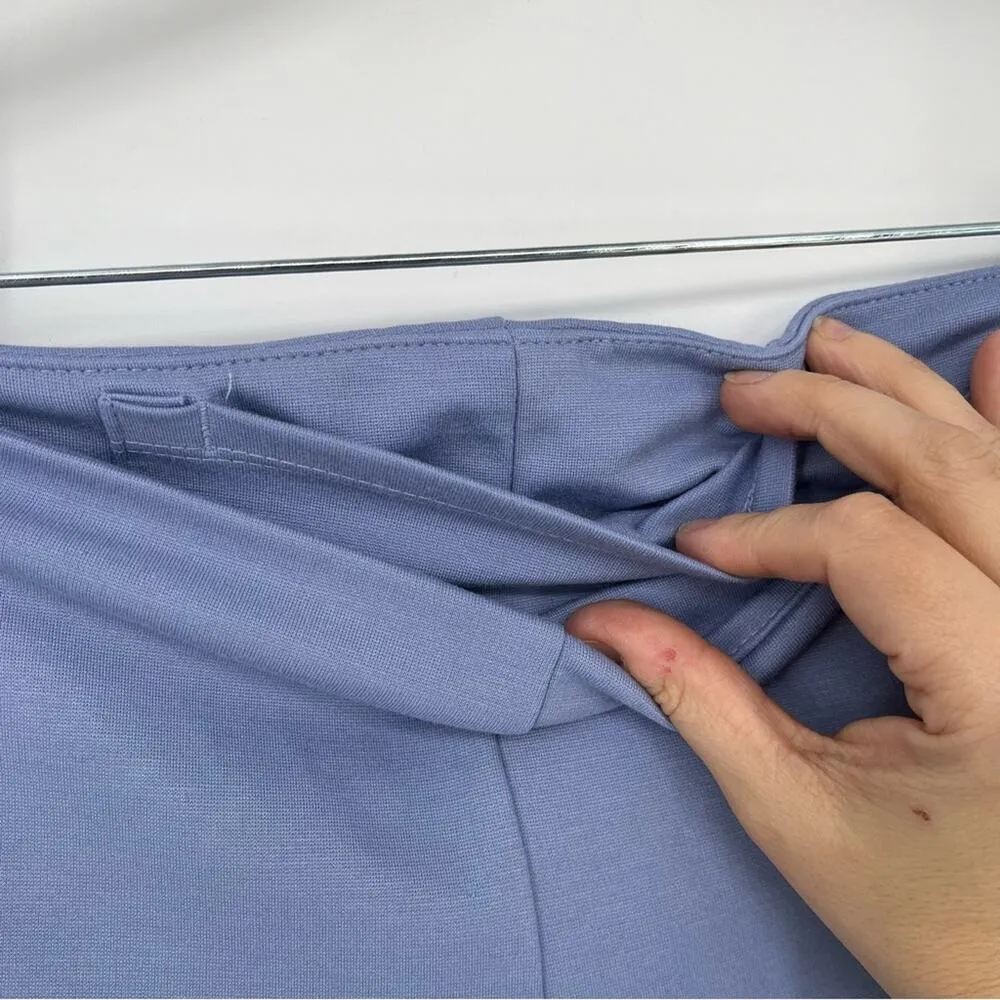 Fabletics 24/7 Skinny Flare Pant High Rise Wedgewood Color Size Small - Image 4