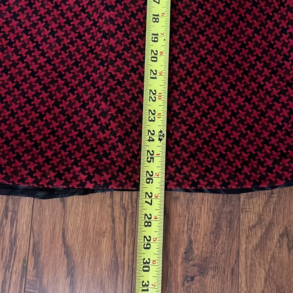 Woven Houndstooth skirt Red Size undefined - Image 12