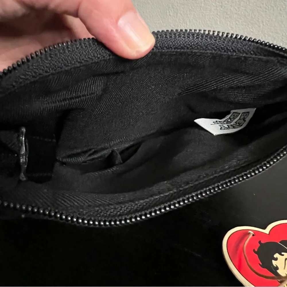 Vintage 2006 Betty Boop Handbag Purse Wristlet King Features Syndicate New w tag Black - Image 3