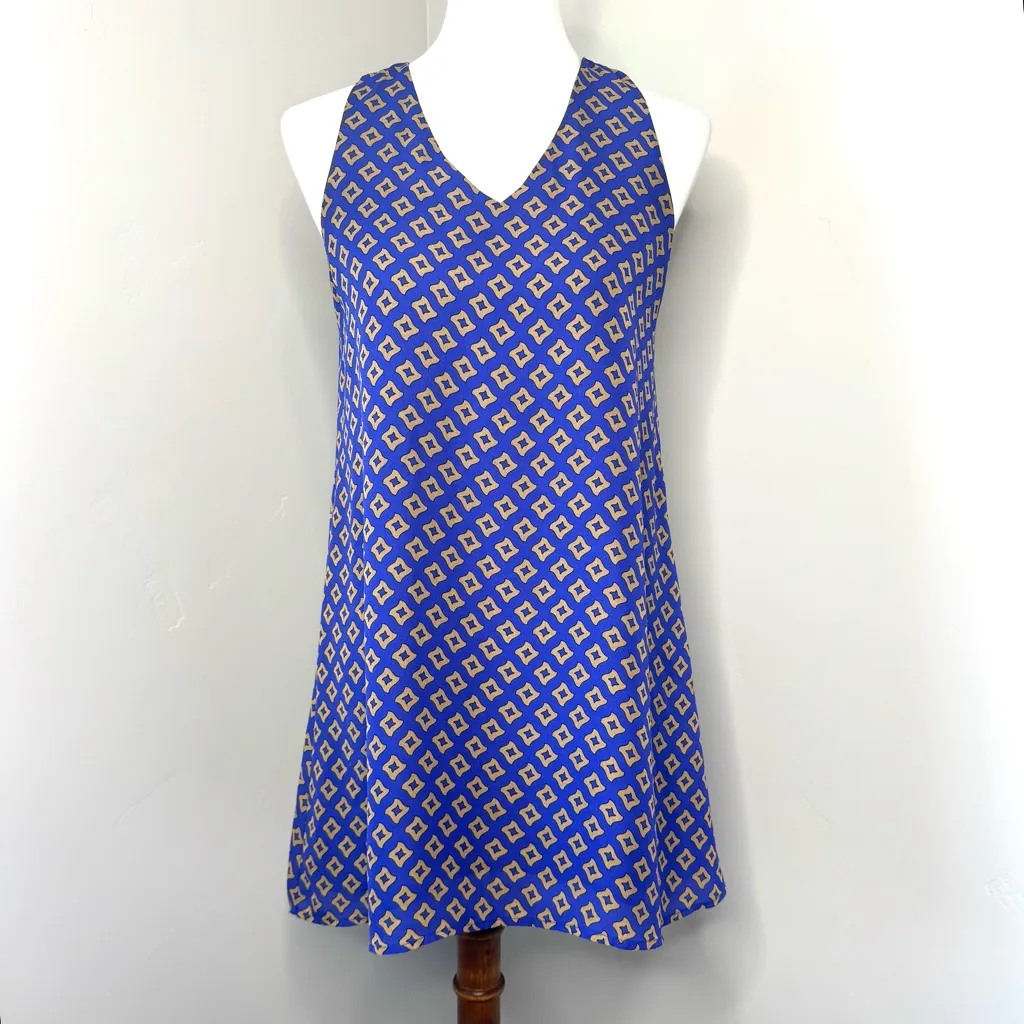 Anthropologie Hazel Blue Trapeze Shift Dress - Image 8
