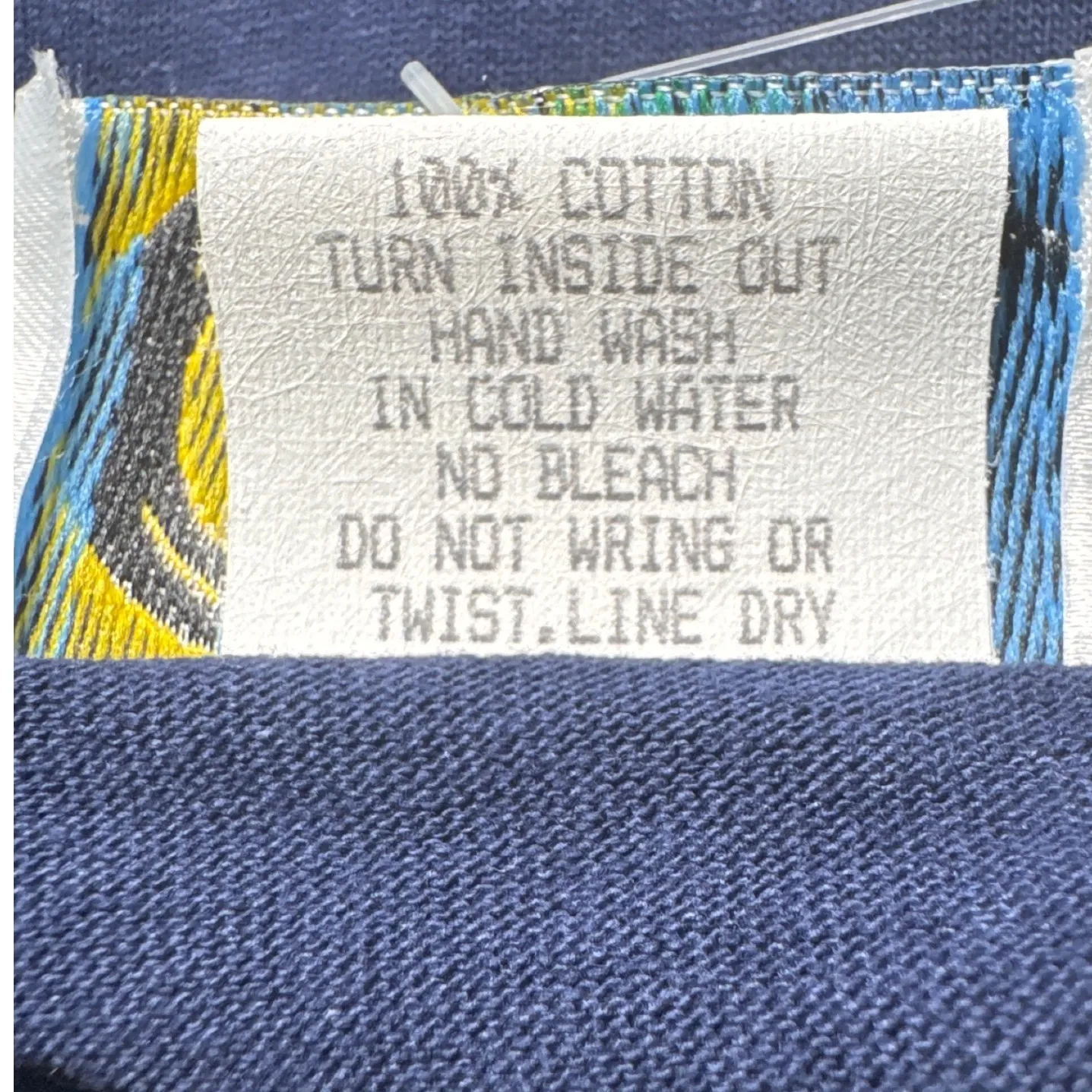 Copa Cabana Artwear Navy Blue Anchor Sailboat Embroidered T Shirt One Size Most - Image 4