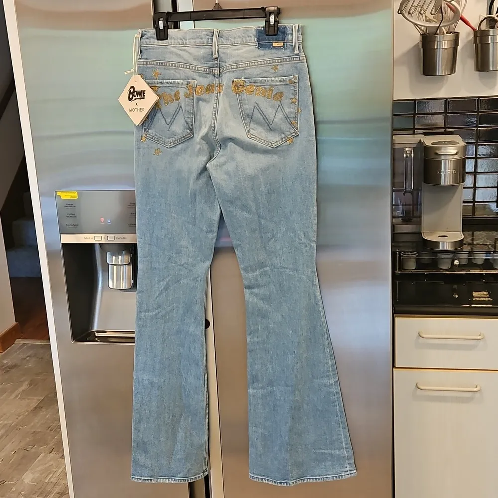 💕MOTHER SUPERIOR💕 MOTHER x BOWIE The Super Cruiser ~ The Jean Genie 30 NWT Blue - Image 14