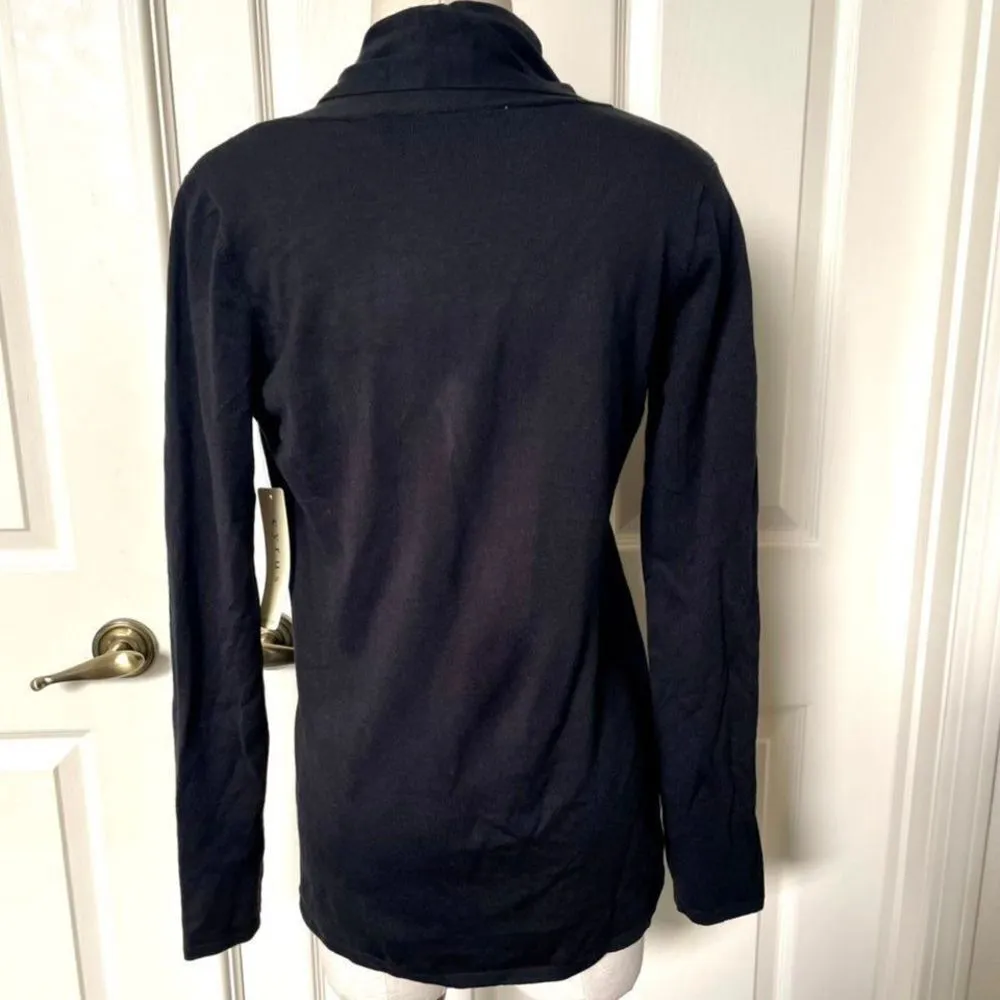 Cyrus open draped front Cardigan Size M - Image 6