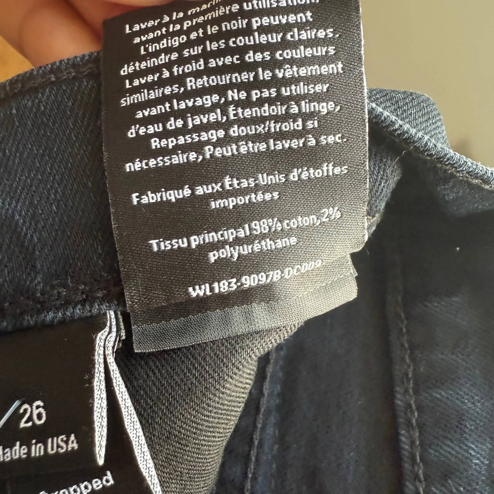 Proenza Schouler Women's NWT Cropped Flare Jeans Black Wash Size 26‎ Denim NWT - Image 10