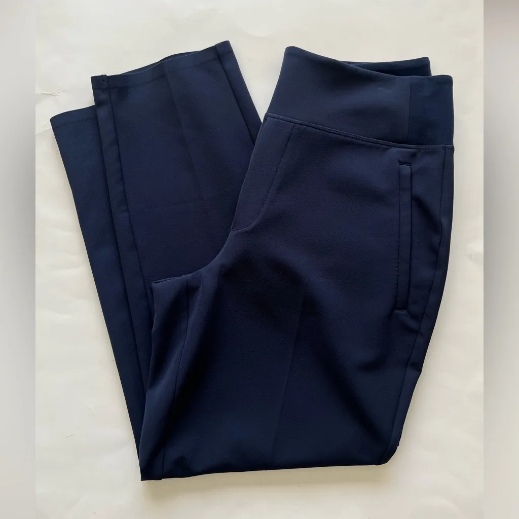 Athleta endless high rise straight leg pants navy 6 - Image 5