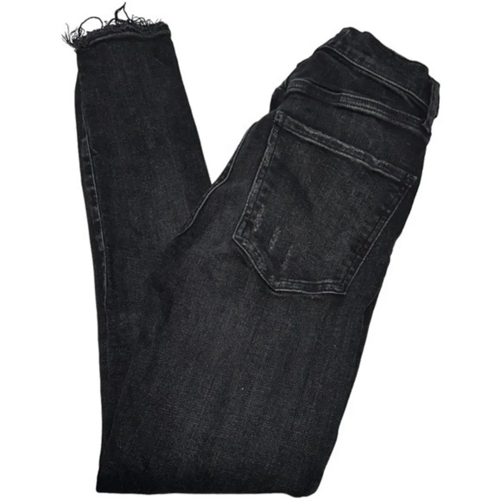 AGOLDE Denim Women’s Size 25 Black Temple Sophie High Rise Skinny Cropped Jeans - Image 7