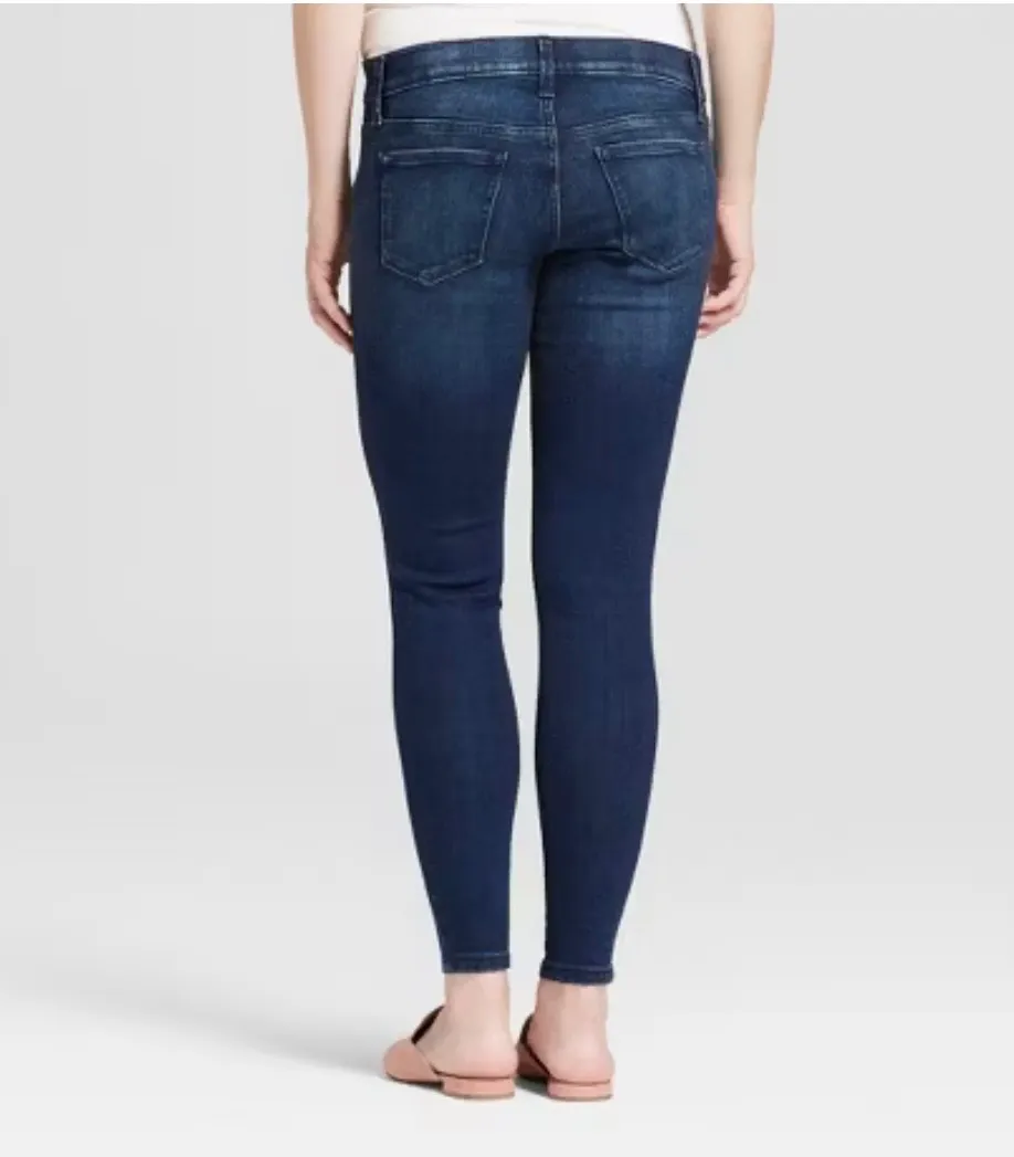 Under Belly Skinny Maternity Jeans - Isabel Ingrid super stretch - Image 2