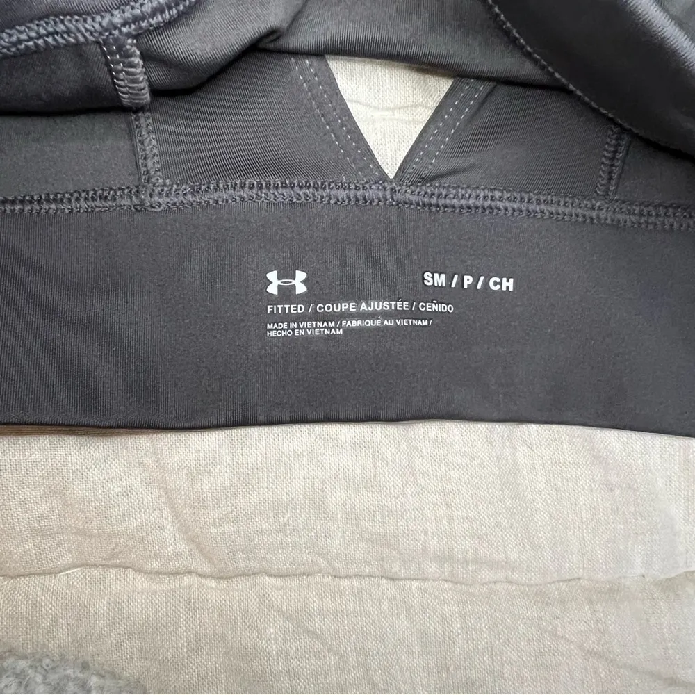 Under Armour Misty Copeland Asymmetrical Gray Sports Bra Crop Top Size Small - Image 11