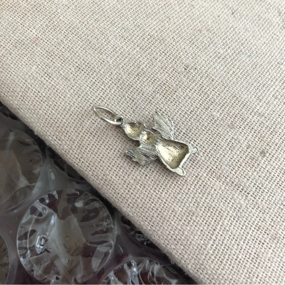 Vintage Black Angel Charm - Image 2