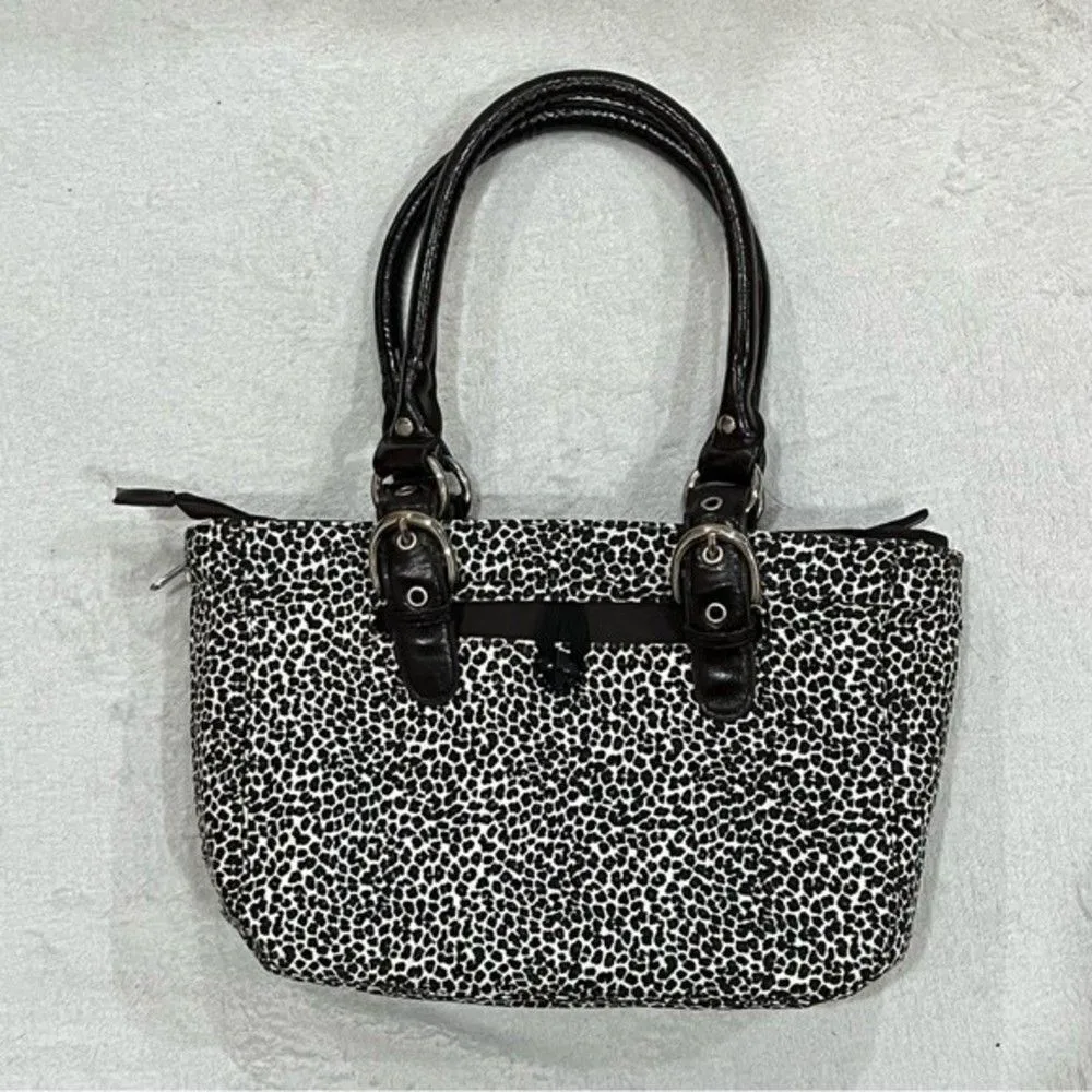 Luvali Dark Brown Bag with Kaleidoscope/Jungle Cover - Image 12