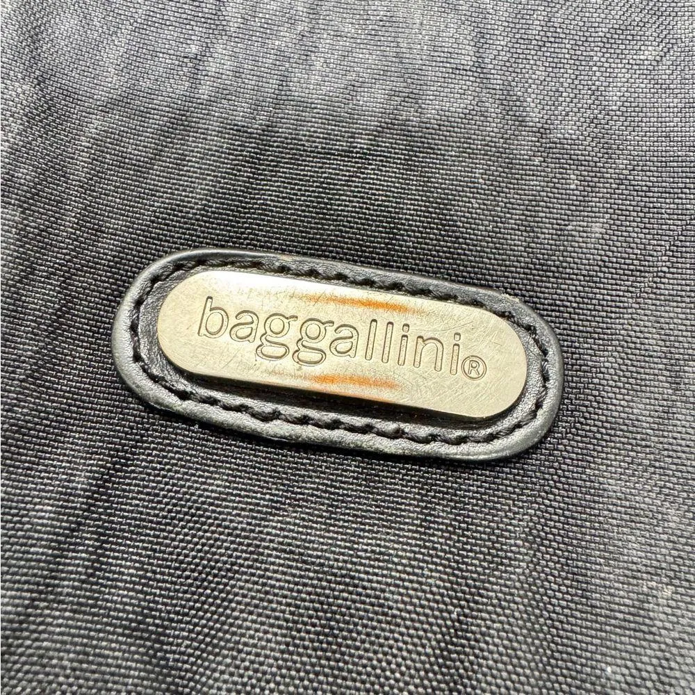 Baggallini Black Canvas Crossbody Handbag Womens Travel Mini - Image 5