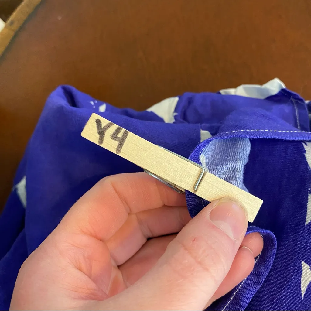 CROSBY by Mollie Burch Eloise‎ Tie Linen-Blend Midi Dress Aegean Bloom Size XS - Image 7