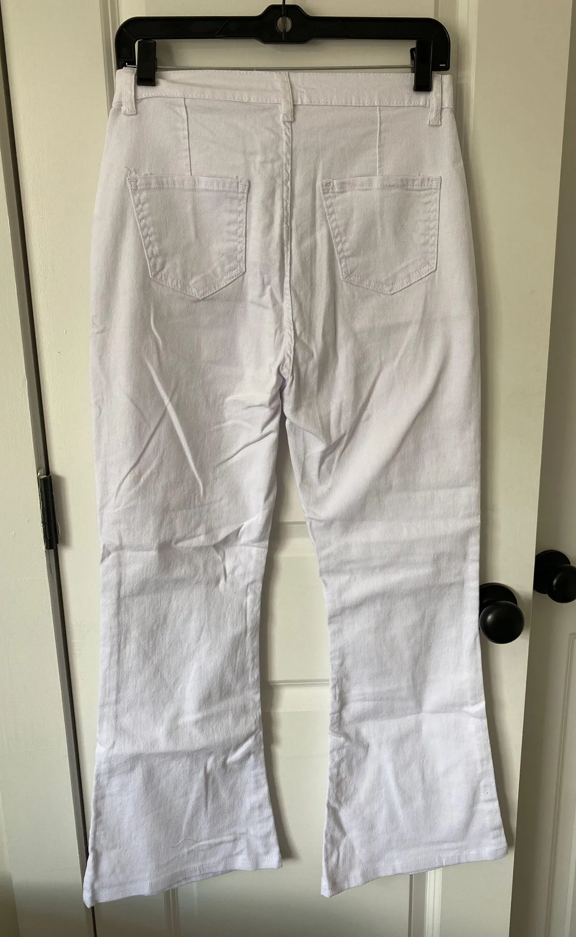 White High Waisted Jeans - Image 4