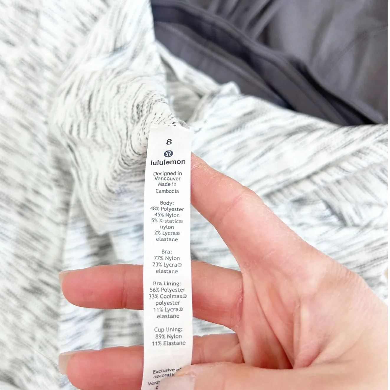 Lululemon Raise The Barre Space Dye Tank Top Sz 8 - Image 2