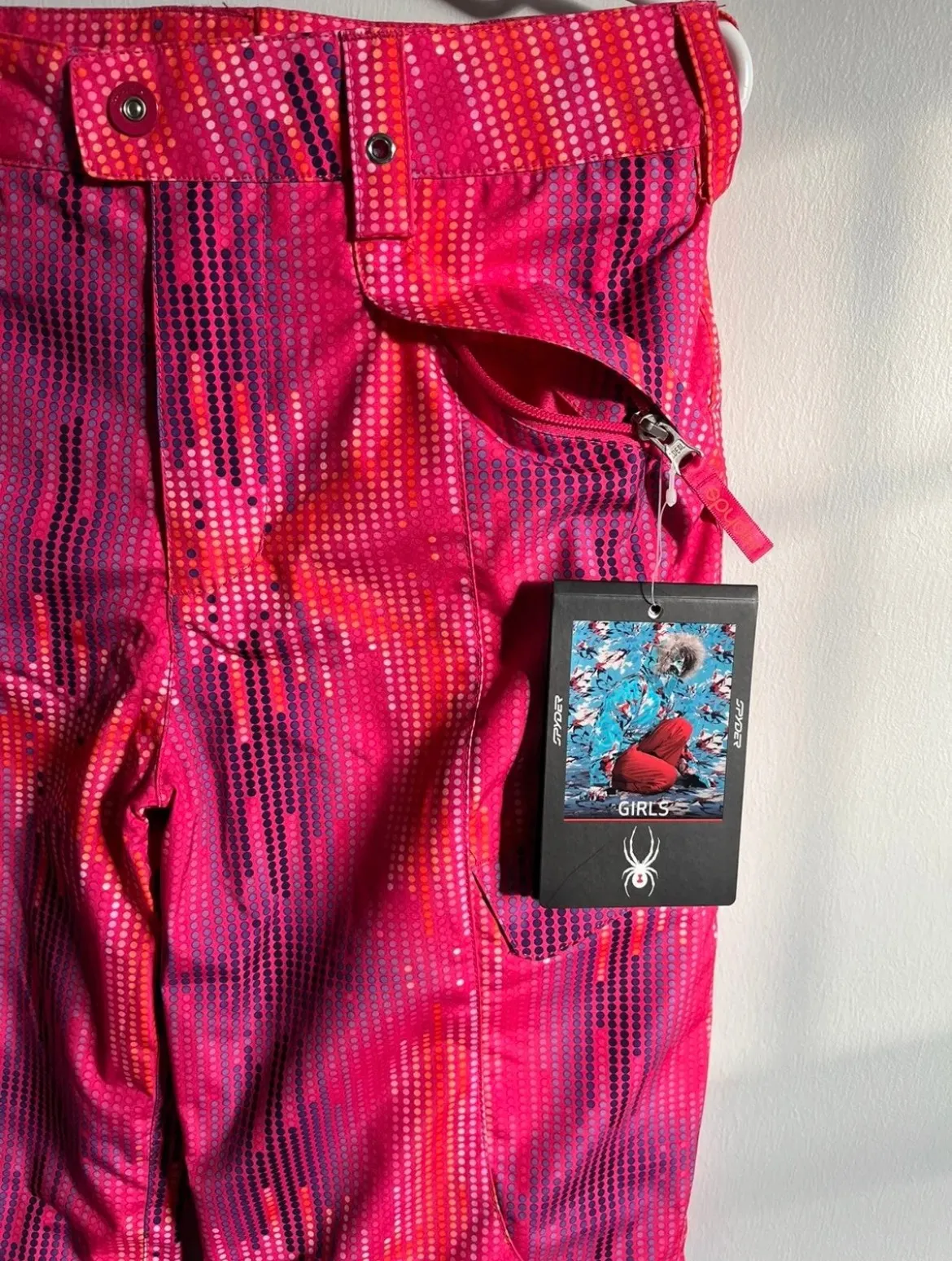 Spyder BNWT Girls Pink Vixen Ski/Snowboard Pants - Image 3
