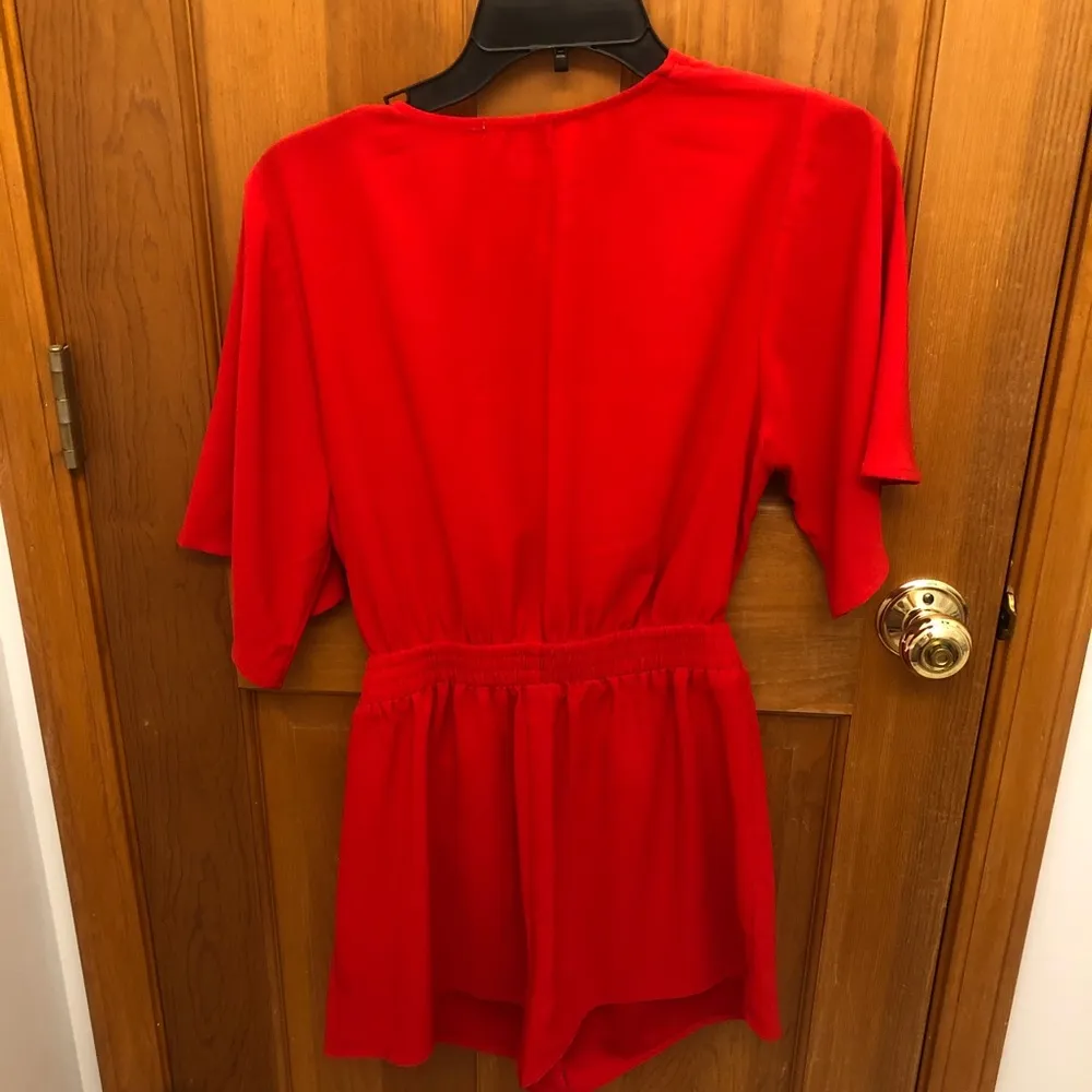 Socialite  red romper - Image 3