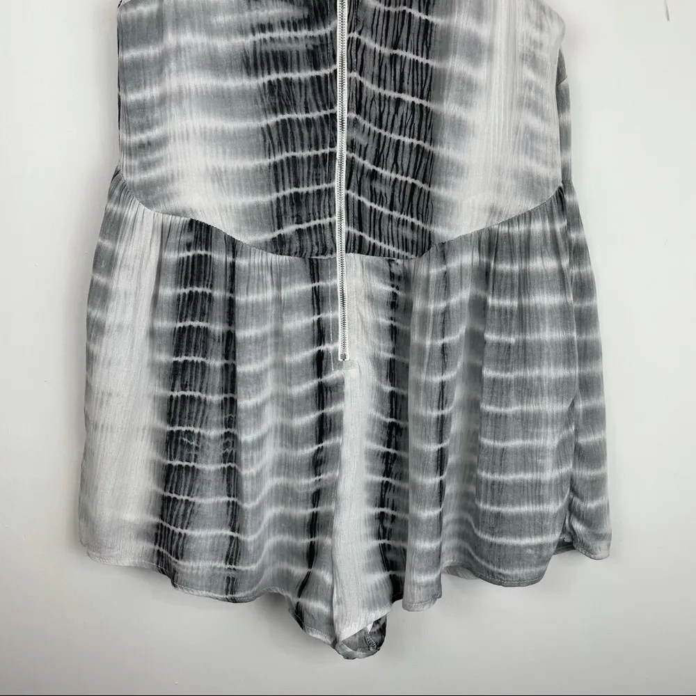 TOBI Julie Tie Dye Shift Romper Zip Back Flowy - Image 12
