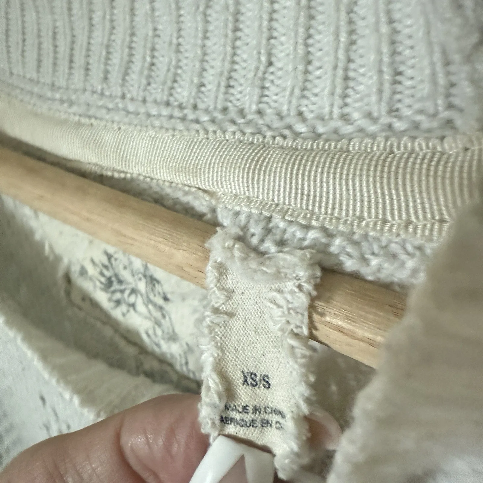 Anthropologie Angel of the North Nulia Circle Hem Swing Sweater Cream Cashmere - Image 4