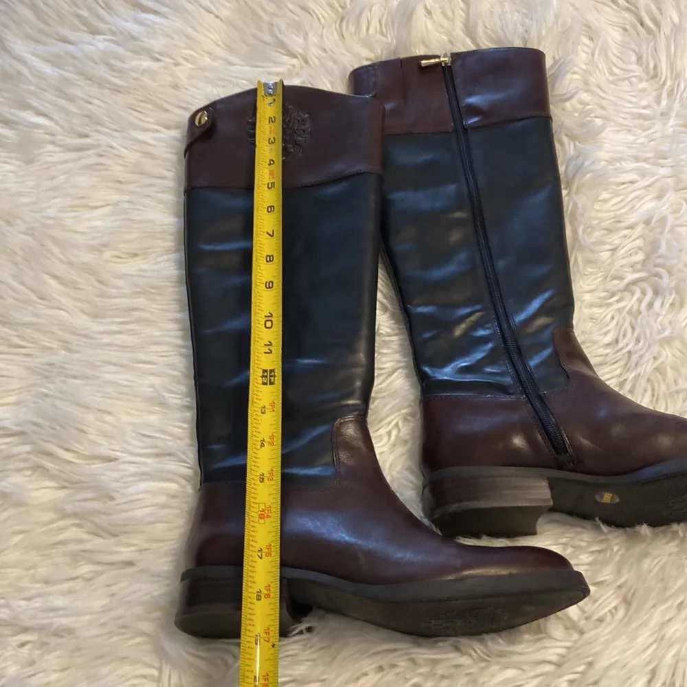 Vince Camuto Karen Equestrian Leather
Boot Brown & Black 6 1/2 M - Image 7