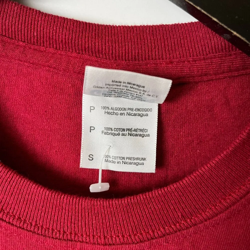 Jackson Hole Wyoming T Shirt Vintage Y2K Red Small S Deer Graphic Tee Solid Logo - Image 5