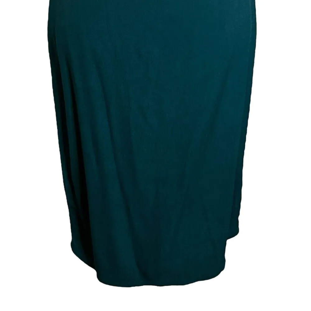 Reformation Antonia Off the Shoulder Flutter Midi Dress Green Women’s Size 4 - Image 3