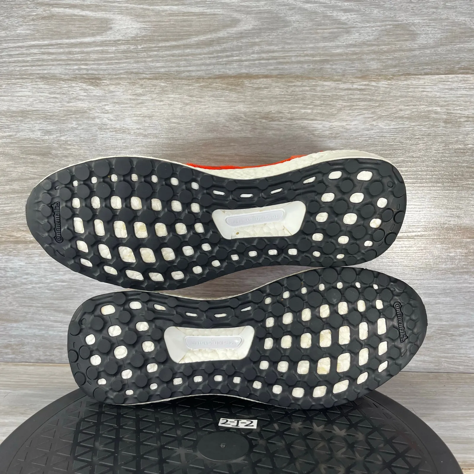 Adidas  Red and White Athletic Shoes - Image 9