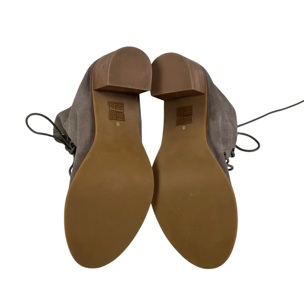 Jeffery Campbell Cors Lace Up Suede Heeled Booties - Image 15