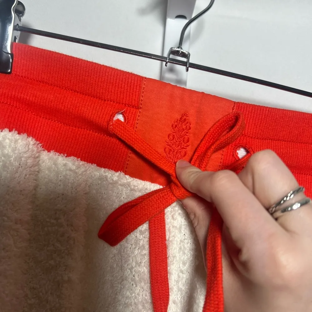 FP Movement By Free People Cuddle Up Fleece Tie Waist Pants In Ivory Size XS - Image 8