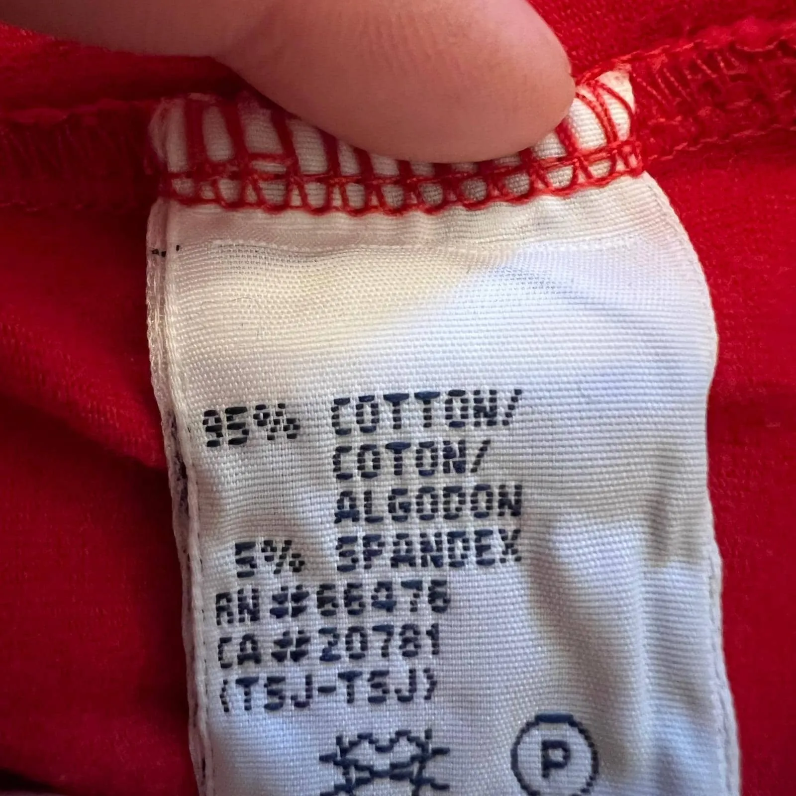 Vintage Tommy Hilfiger Red Stripe Turtleneck Long Sleeve 90's Streetwear Top M - Image 9