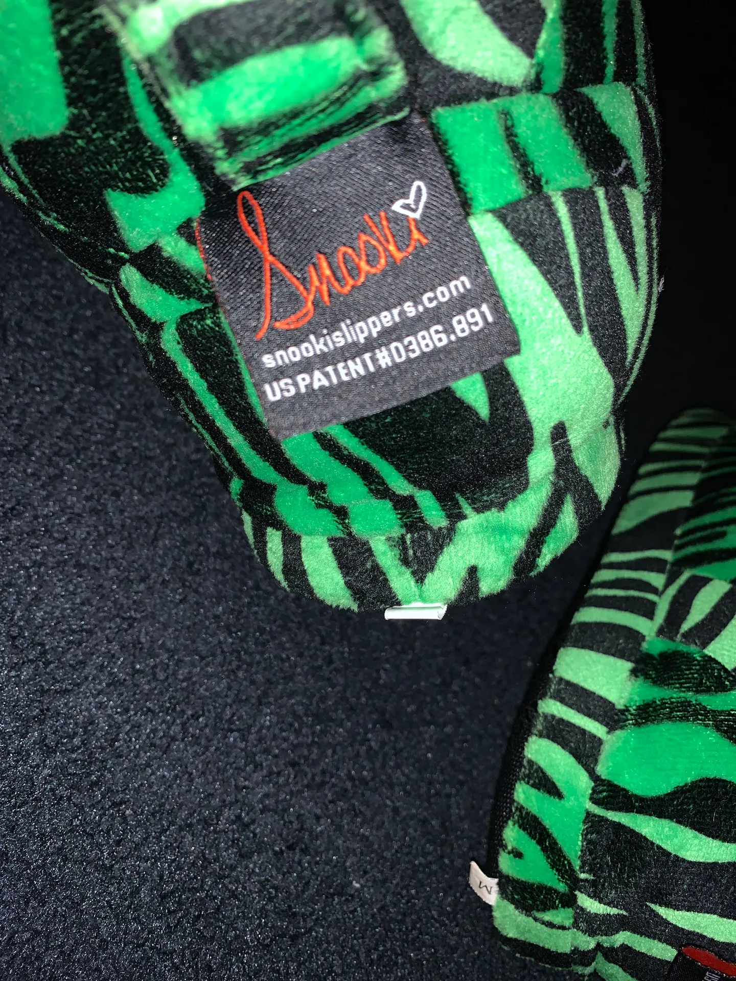 Snooki Slippers Green Size M - Image 6