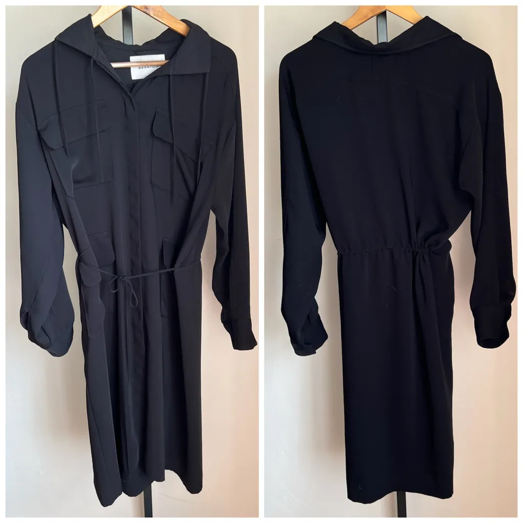 Aritzia Babaton Black Utility Style Dress - Image 2