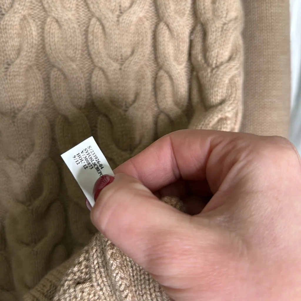 Banana Republic chunky cableknit wool blend cowl neck sweater holiday 2012 - Image 6