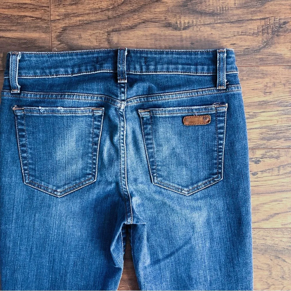 Joe’s • Skinny Ankle jeans mid rise Evelyn medium wash blue stretch cropped - Image 9