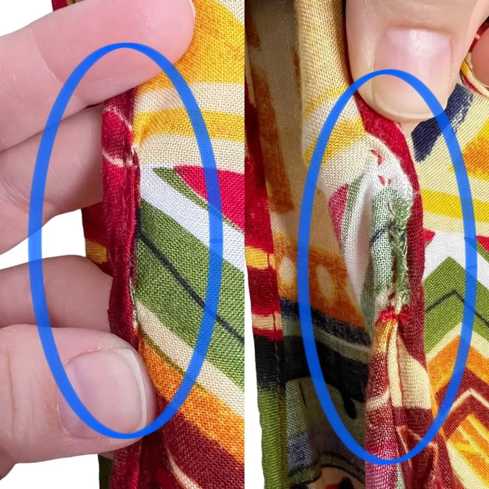 Vintage  Bold Colorful Tribal Printed Sleeveless Maxi Dress - Image 2