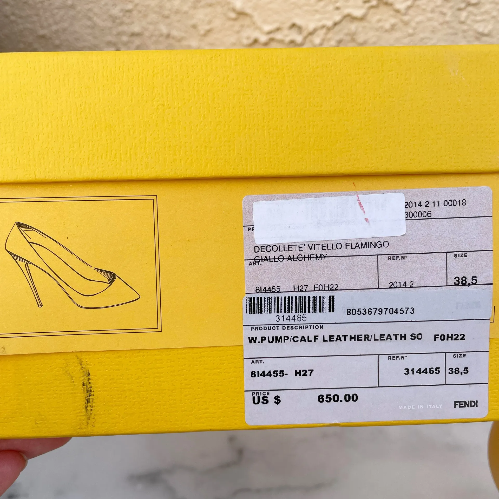 Anne women’s leather point-toe pumps size IT 38.5 US 8.5 - Image 15