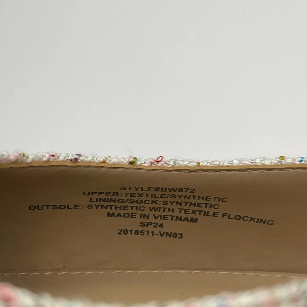 J. CREW Rainbow Tweed slingbacks with cap toe, Size 11 - Image 6