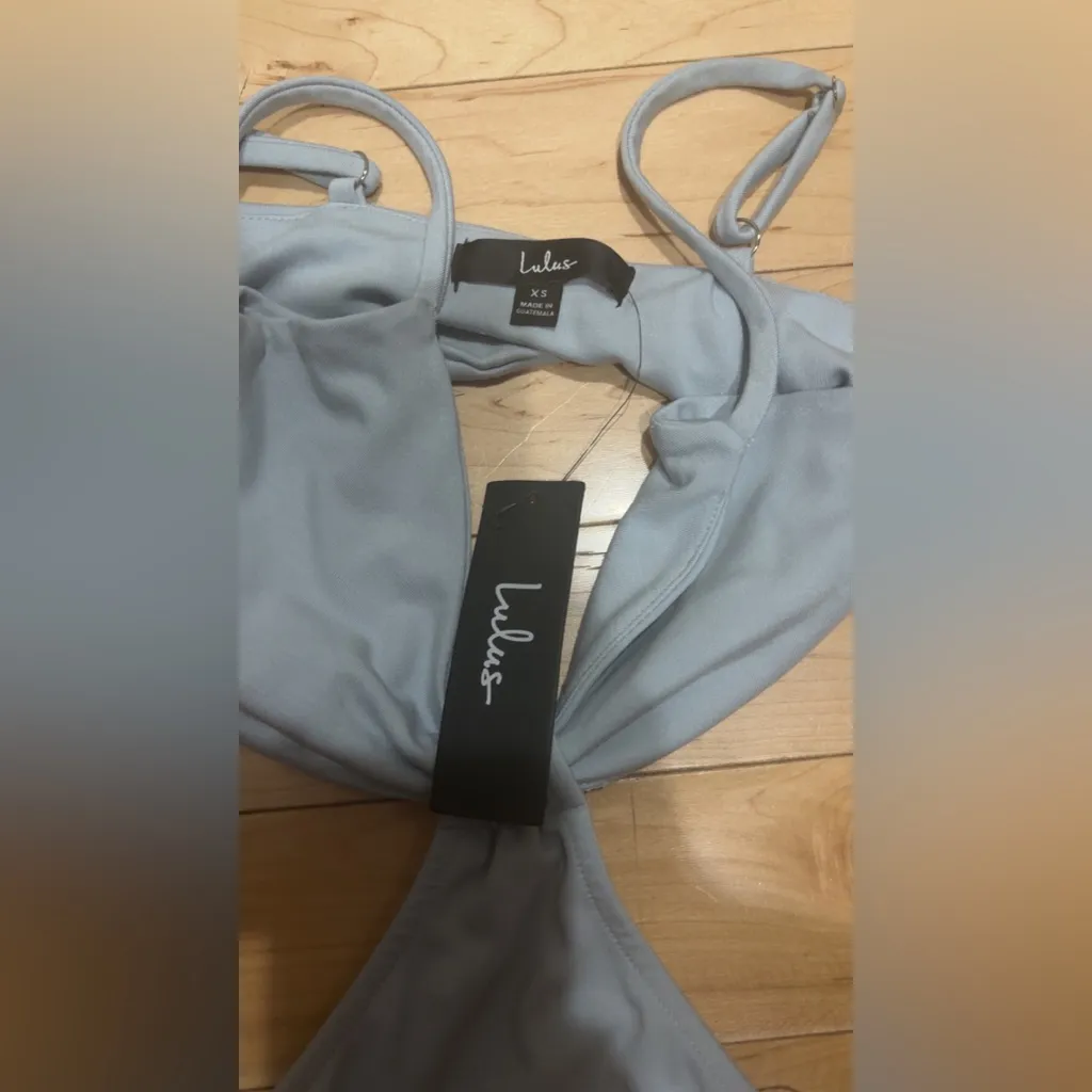 LULU’S OPENING NIGHT BLUE CUTOUT BODYCON MAXI DRESS - Image 3