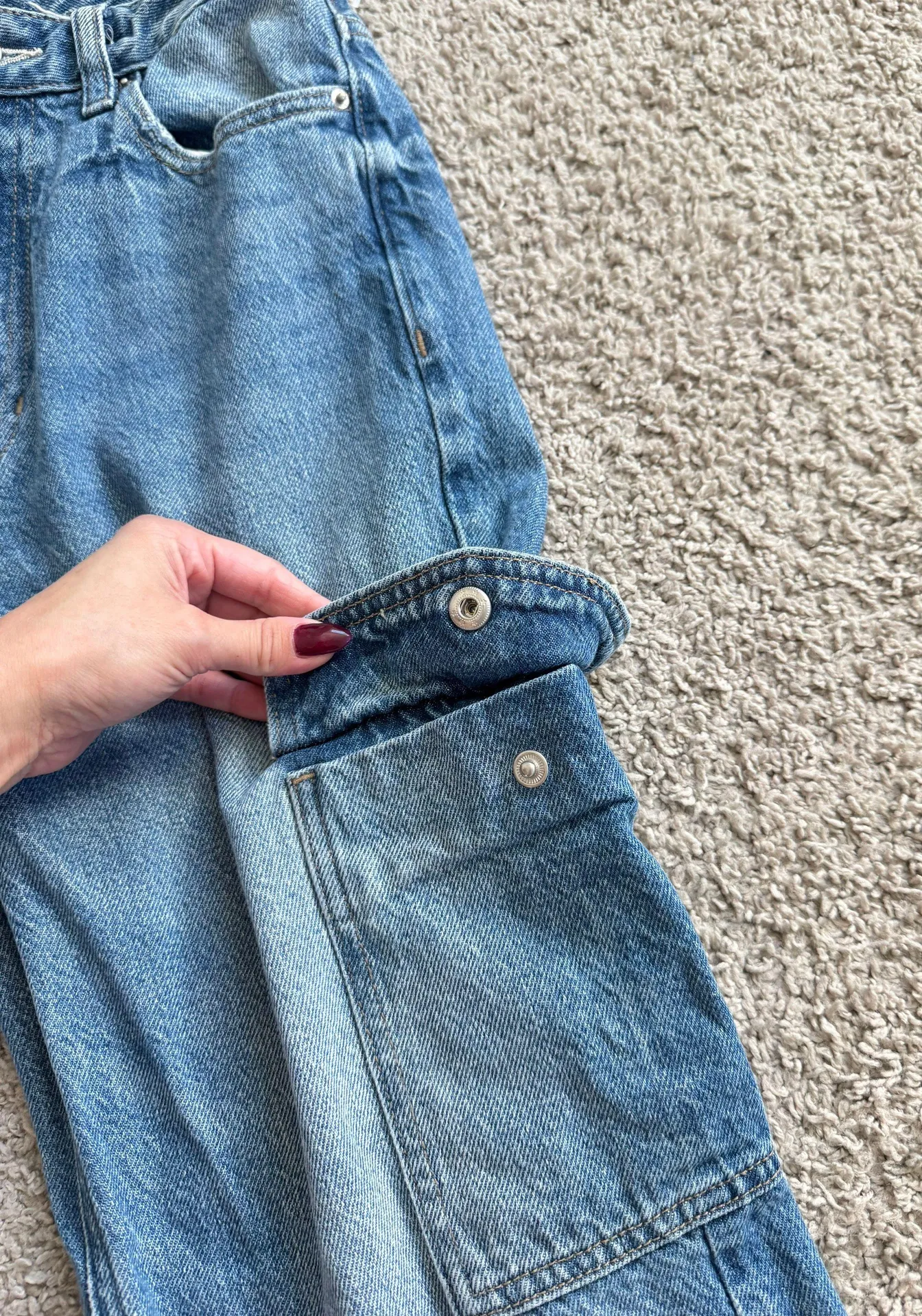 PacSun 90’s Boyfriend Cargo Jeans - Image 3