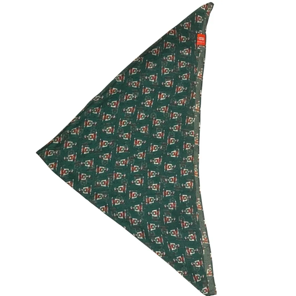 Unique Vintage Exclusive Peanuts Retro Vintage Snoopy Print Christmas Hair Scarf - Image 7