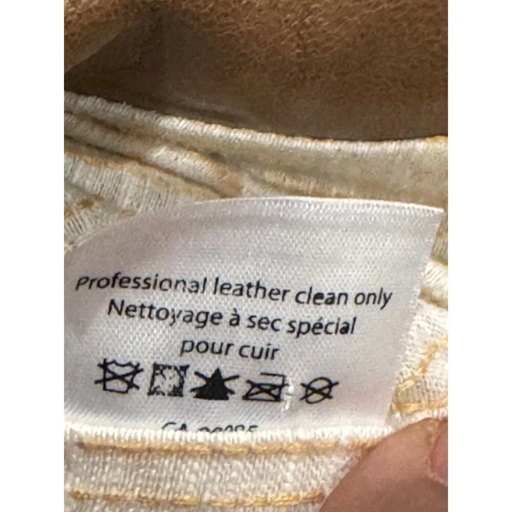 Veronica beard brown moto leather jacket size 1 / XS - Image 11