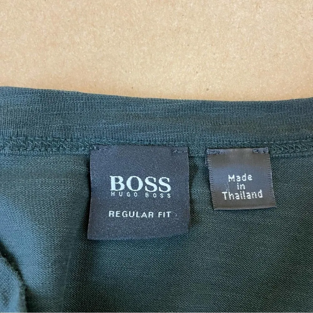 Hugo Boss Ribbed V-Neck Top - Image 2