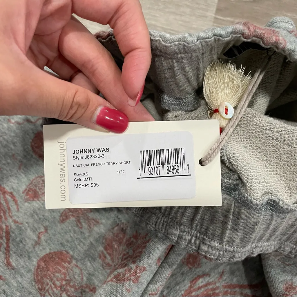 Johnny Was Nautical French Terry Summer Shorts - Image 5