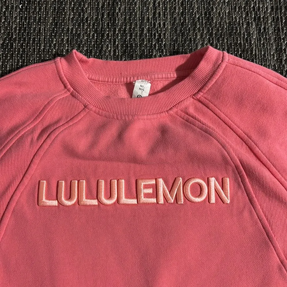 Lululemon Scuba Oversized Pullover *graphic RARE SPELLOUT - Image 3