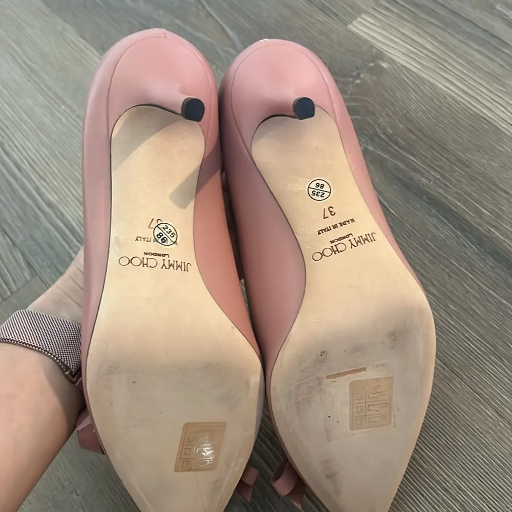Jimmy Choo New  pink bow pumps - Image 4