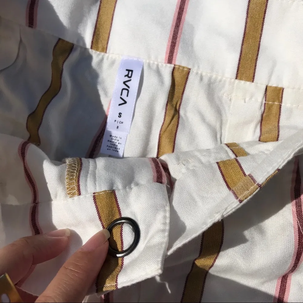 RVCA  Fully Noted Striped Pants size S - Image 8