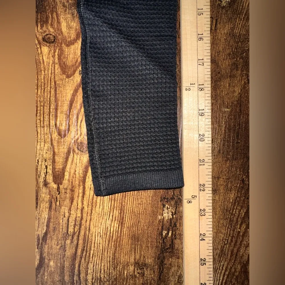 FP Movement by Free People Top Womens Black Bail Out Medium Large Layer Henley - Image 12